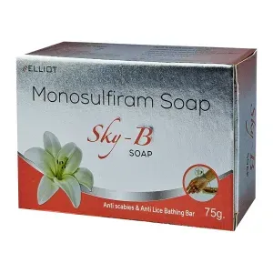 Sky-B Monosulfiram Soap – Anti-Scabies & Anti-Lice Bathing Bar (75g)